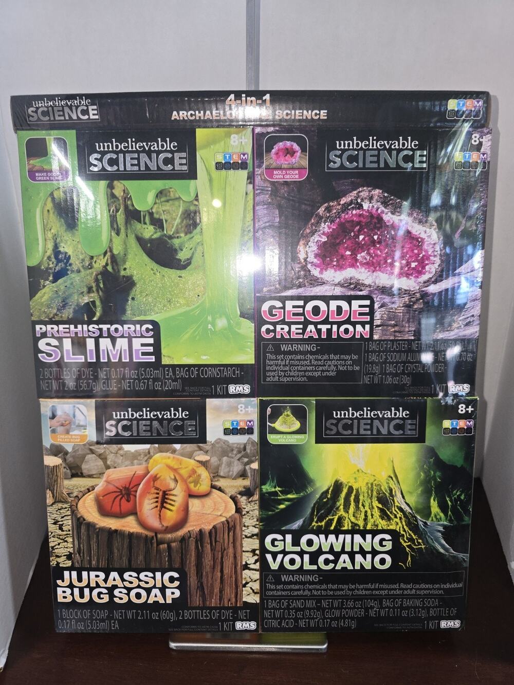 Unbelievable Science 4 In 1 Archaelogical Science. STEM
